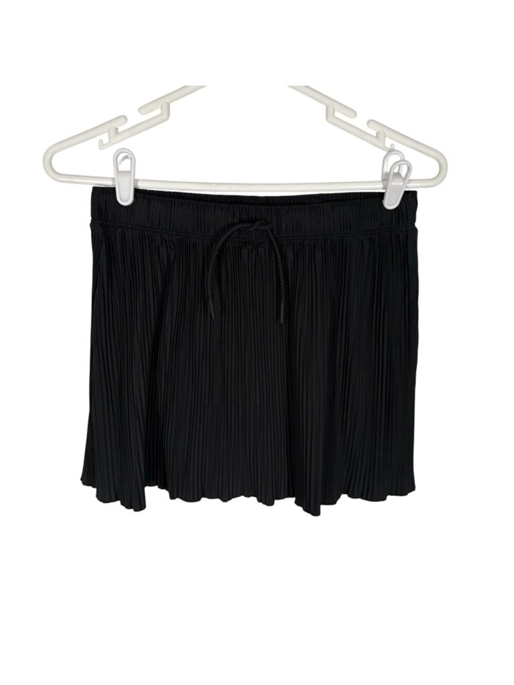 Gilly Hicks Women S Black Drawstring Recharge Active Pleated Skortie NWT